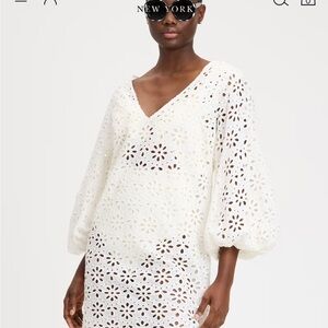 kate spade White Eyelet Swim Coverup
